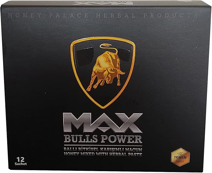Max Bulls Power Epimedium Herbal Honey 12 sachetsعسل تركي طبيعي 100%